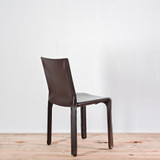 Cassina Cab 412 Brown Leather Chair | Re-Lived