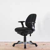 RH 3 Office Chair with Arms and Polished Base |Re-Lived
