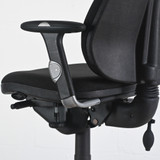 RH 3 Office Chair with Arms and Polished Base |Re-Lived