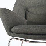 Carl Hansen CH468 Oculus Lounge Chair - Clara Fabric | Re-Lived