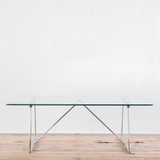 Elite Clear Glass Coffee Table - Re-Lived
