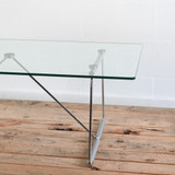 Elite Clear Glass Coffee Table - Re-Lived