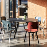 HAY Revolt Chairs around a table