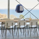 HAY Revolt Chairs at a table