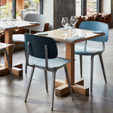 HAY Revolt Chairs in a dining space