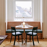 HAY Pastis Dining Chairs at a table