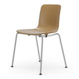 Vitra HAL RE Tube Stacking Chair in Cardboard against a white background