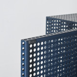 HAY Perforated Cabinet Floor Medium - Steel Blue| Re-Lived