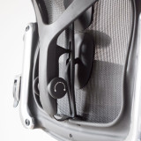 Herman Miller Aeron Size C Graphite  with polished frame and base - re-lived