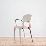 Alma Amy Stacking Chair - Sand - Re-Lived