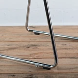 Vitra HAL Sledge Chair with Basic Dark Shell & Chrome Base - Re-Lived