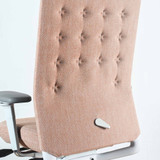Vitra ID Trim Cognac / Ivory Fabric with Fully Adjustable Arms Office Chair - Re-Lived