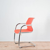 Vitra Unix Meeting Chair - Upholstered in Kvadrat Pro 3 Fabric - Re-Lived