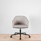 Vitra Softshell Chair with Height Adjustable Seat in Sand Leather - Re-Lived