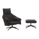 Vitra Bascule High Back Lounge Chair with Ottoman