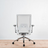 Vitra ID Mesh Soft Grey Frame and Back with Arms Office Chair - Re-Lived