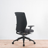 Vitra ID Cloud Black Fabric with Arms Office Chair - Re-Lived