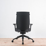 Vitra ID Cloud Black Fabric with Arms Office Chair - Re-Lived