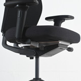 Vitra ID Cloud Black Fabric with Arms Office Chair - Re-Lived