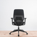 Vitra ACX Light Black Office Chair with Lumbar Support - Re-Lived