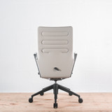 Vitra AC4 Clay Leather with Ring Arms Office Chair - Re-Lived