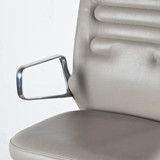 Vitra AC4 Clay Leather with Ring Arms Office Chair - Re-Lived
