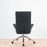Vitra AC4 Black Plano Fabric with Fully Adjustable Arms Office Chair and Lumbar Support - Re-Lived