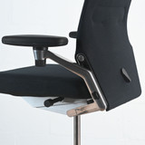 Vitra AC4 Black Plano Fabric with Fully Adjustable Arms Office Chair and Lumbar Support - Re-Lived