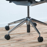 Vitra AC4 Black Plano Fabric with Fully Adjustable Arms Office Chair and Lumbar Support - Re-Lived