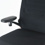 Vitra AC4 Black Plano Fabric with Fully Adjustable Arms Office Chair - Re-Lived