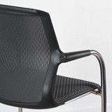 Vitra Unix Meeting Chair - Asphalt Mesh - Re-Lived