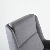 NaughtOne Hush Low Lounge Chair, Oak Legs with Maharam Metaphor Crossroad Upholstery | Re-Lived