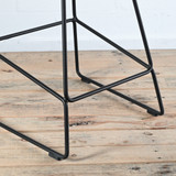 HAY AAS 38 Stool, Teal Green Seat with Black Base | Re-Lived