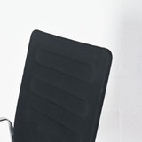 Vitra AC4 Black Plano Fabric with Ring Arms Office Chair and Lumbar Support - Re-Lived