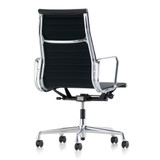 Vitra Eames Aluminium Group EA 119 Chair in leather