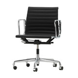 Vitra Eames Aluminium Group EA 117 / EA 118 Chair in leather
