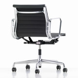 Vitra Eames Aluminium Group EA 117 / EA 118 Chair in leather