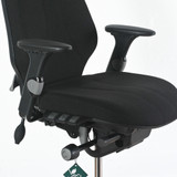 RH Logic 400 ergonomic chair in black