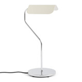 HAY Apex Table Lamp in Oyster White against a white background