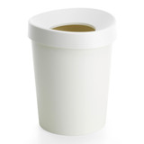 Vitra Happy Bin Large in White against a white background