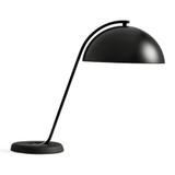 HAY Cloche Table Lamp in Soft Black against a white background
