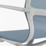 Vitra Physix Conference chair closeup white sweep