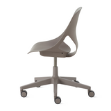 Herman Miller Zeph Multipurpose Chair cocoa no upholstery white sweep