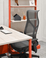 Herman Miller Cosm Graphite and OE1 desk