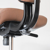 Flokk HAG Capisco 8107 Office Chair brown leather Flokk HAG Capisco 8107 Office Chair brown leather