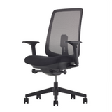 Herman Miller Verus Mesh Chair in Black against a white background