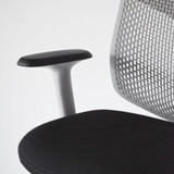 Herman Miller Mineral TriFlex back with Pitch black seat and arm caps