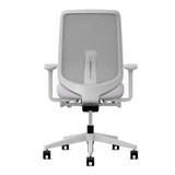 Herman Miller Verus Mesh Chair in Mineral against a white background