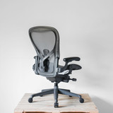 Herman Miller Aeron Size C Re-Lived back angle Herman Miller Aeron Size C Re-Lived back angle