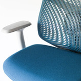 Herman Miller Verus Triflex Chair in Peacock seat and back